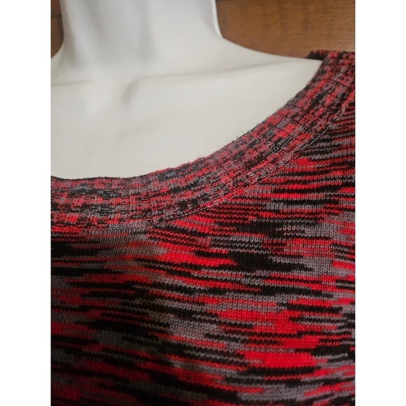 Relativity Woman's Plus Size Ribbed Button Shoulder Detail Sweater - Picture 5 of 8